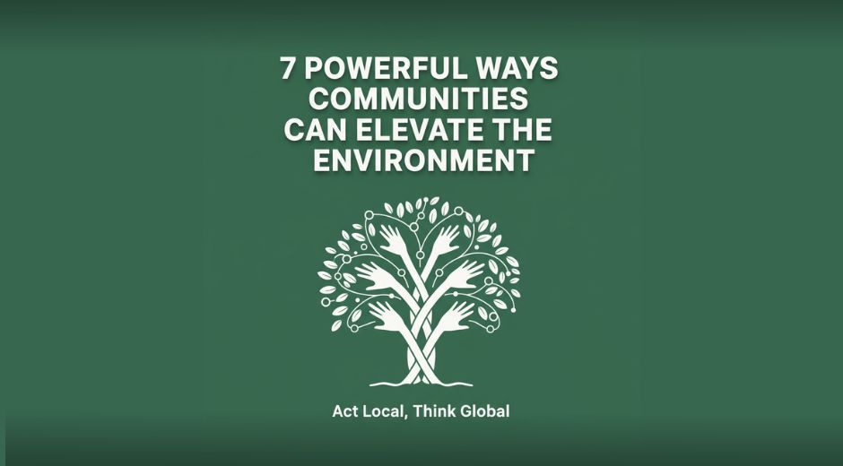 7 Powerful Ways Communities Can Elevate The Environment